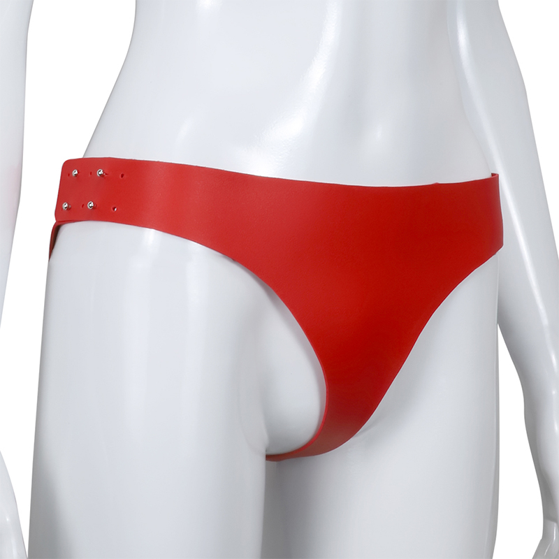RYSC-028 червени прашки кожени панталони със садо-мазо костюм за възрастни секс играчки