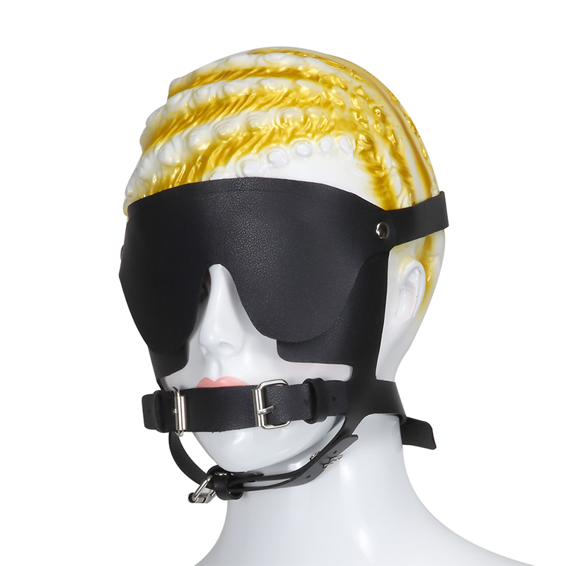RYSC-029/ 039 черна маска със завързани очи SM робиня костюм за възрастни секс играчки